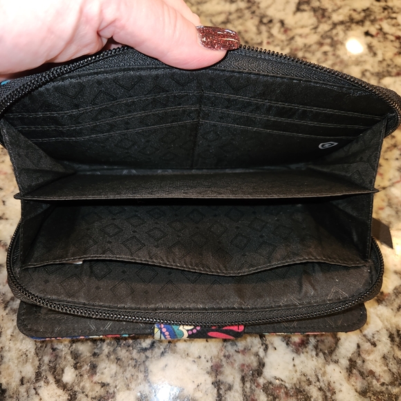 Vera Bradley Haymarket Paisley Jewel RFID Turnlock Wallet - Picture 6 of 6